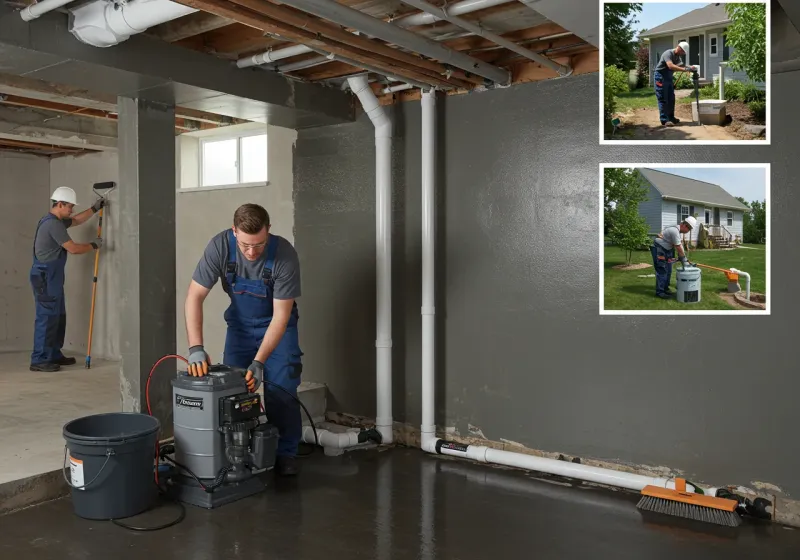 Basement Waterproofing and Flood Prevention process in London, OH